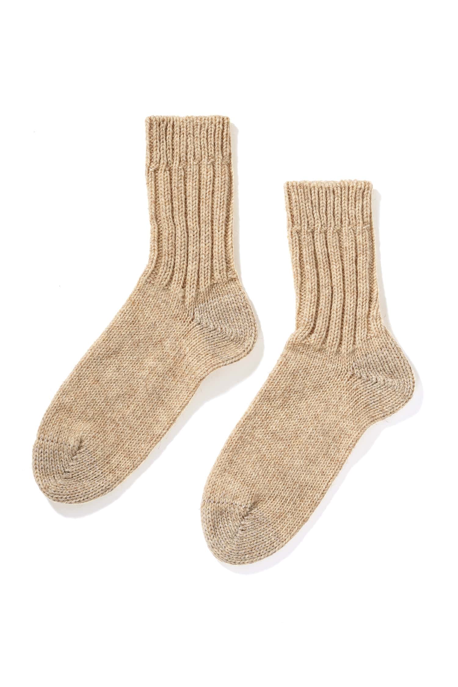 Dicke Finkhof-Socken aus reiner Bio-Schurwolle