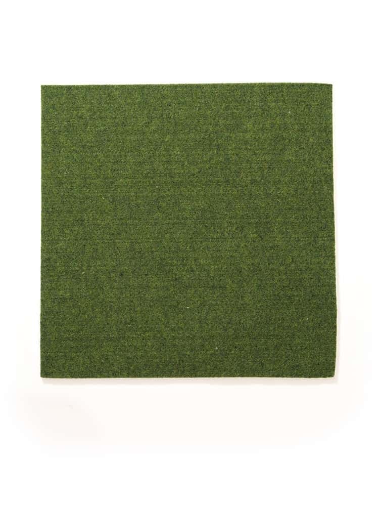 grüne Sitzauflage vom Finkhof aus bio Wolle (kbT), Freisteller