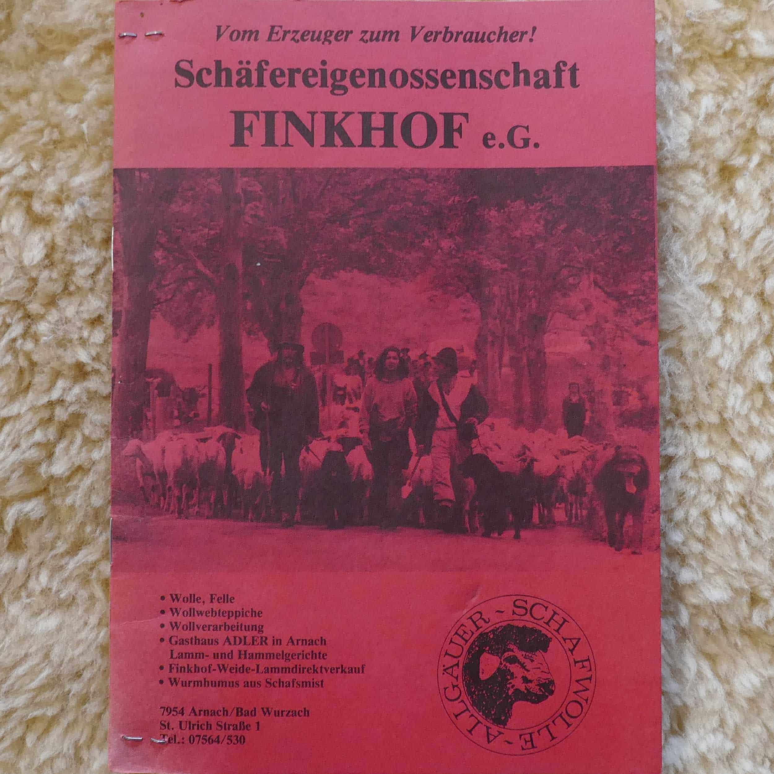 roter Finkhof Katalog von 1985
