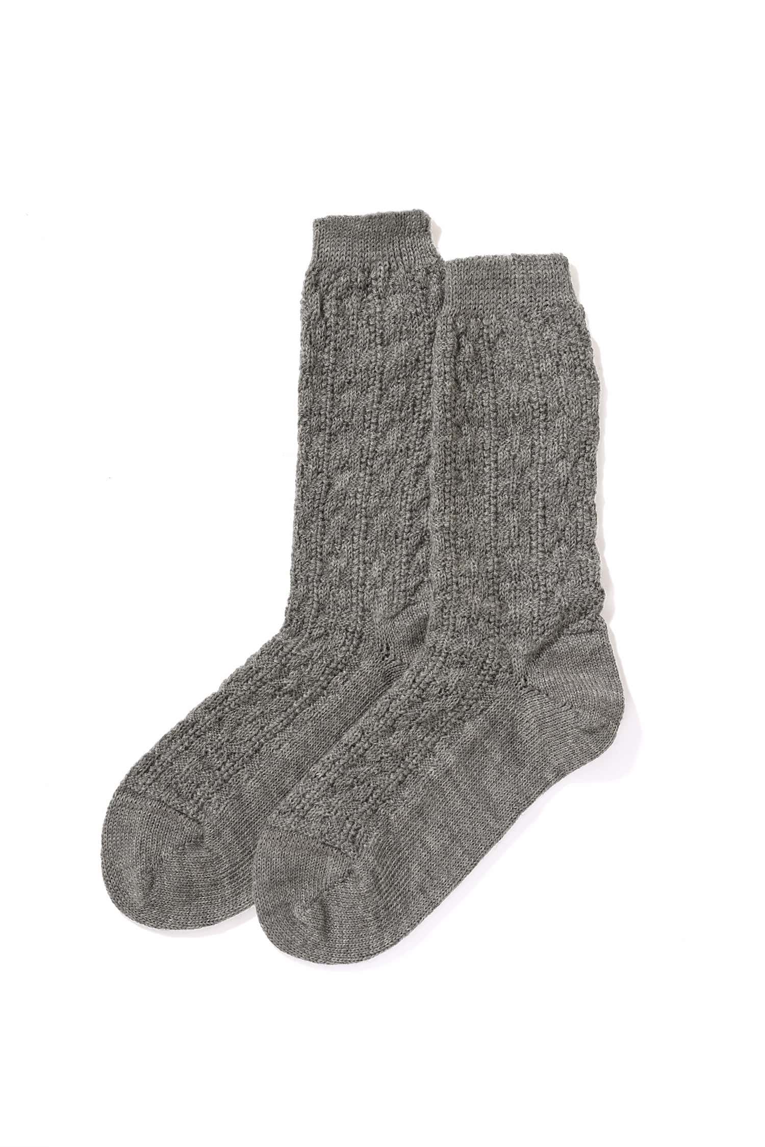 Struktursocken aus reiner Bio-Schurwolle