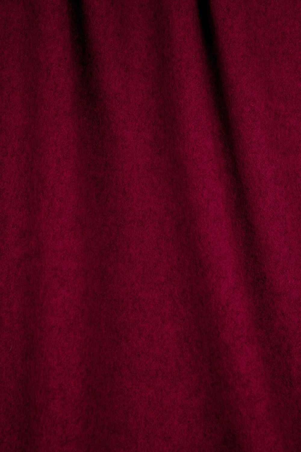 Wollstoff (kbT) bordeaux bordeauxroter Wollstoff aus bio Wolle (kbT)