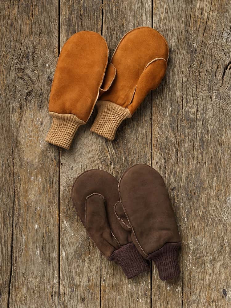 Fell-Fausthandschuhe mit Bund