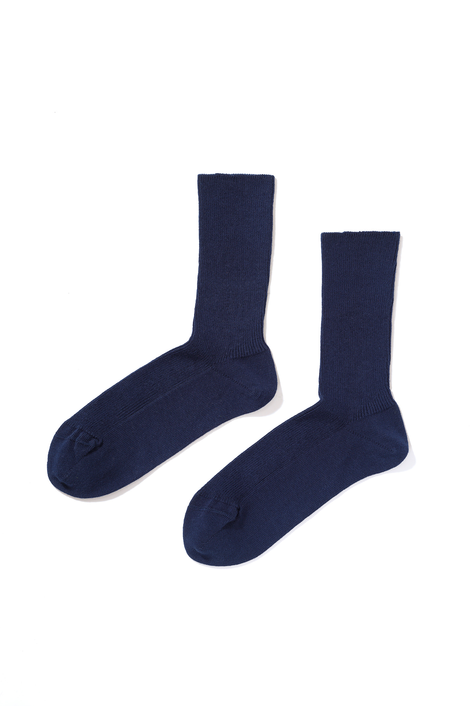 marineblaue Socken aus Bio-Baumwolle vom Finkhof, Freisteller