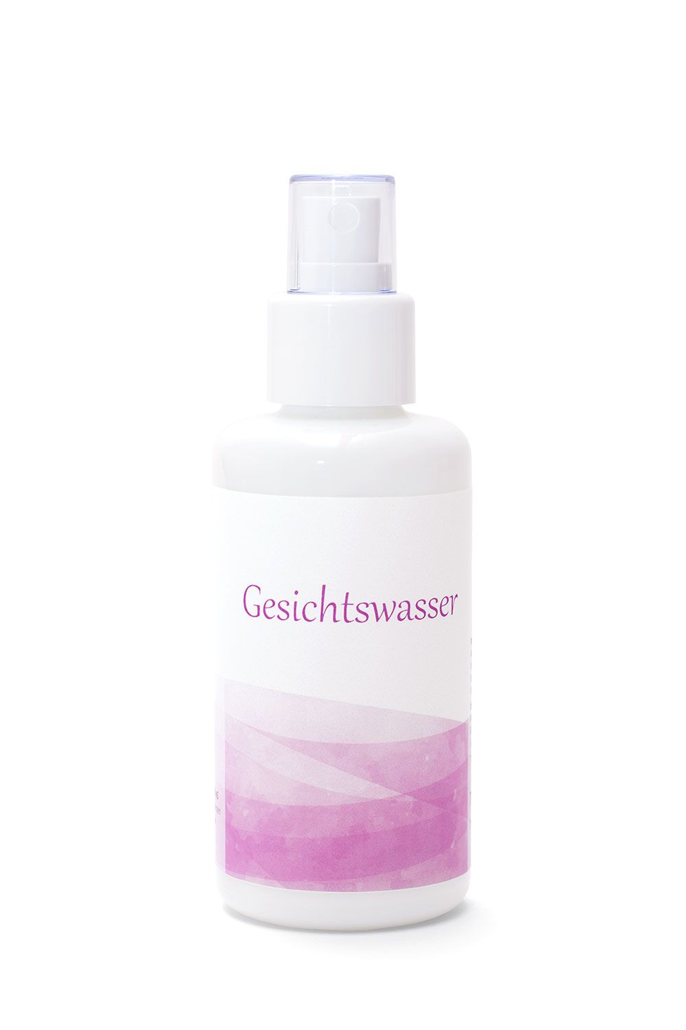 Finkhof Gesichtswasser 100 ml im Glas-Pumpspender – Naturkosmetik mit Rosenwasser, Lindenblüten und Hamamelis, Freisteller