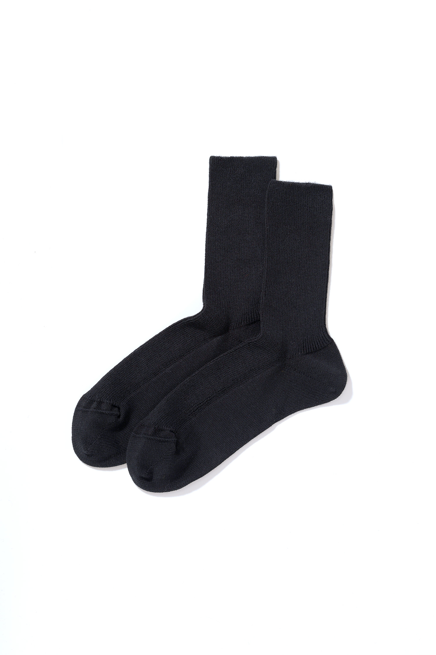 schwarze Socken aus Bio-Baumwolle vom Finkhof, Freisteller