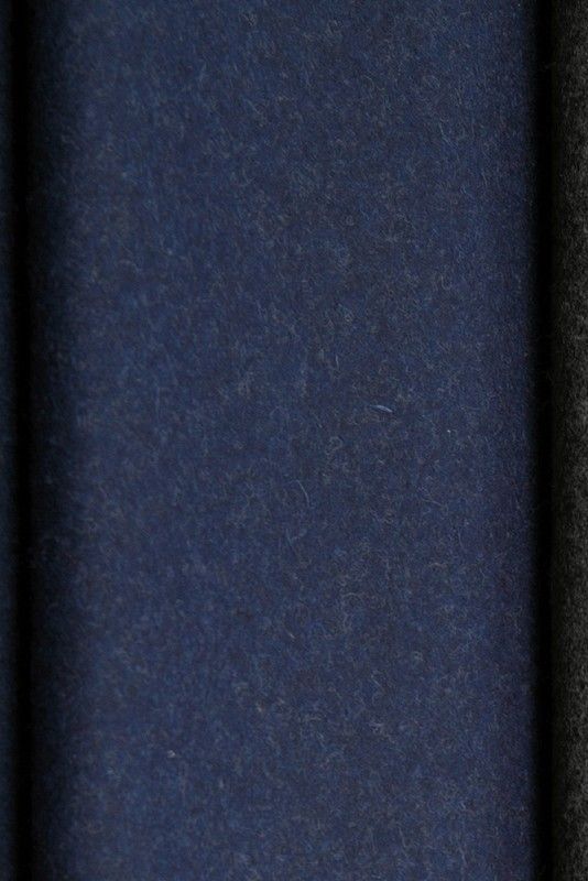 blauer Loden Webstoff aus Wolle