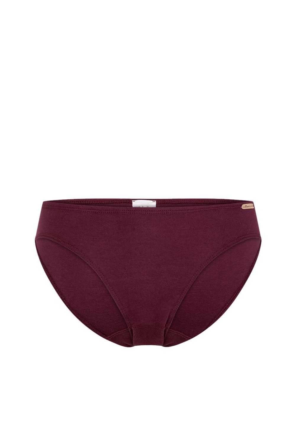 lila Unterhose aus bio Baumwolle (kbA), Freisteller von vorne