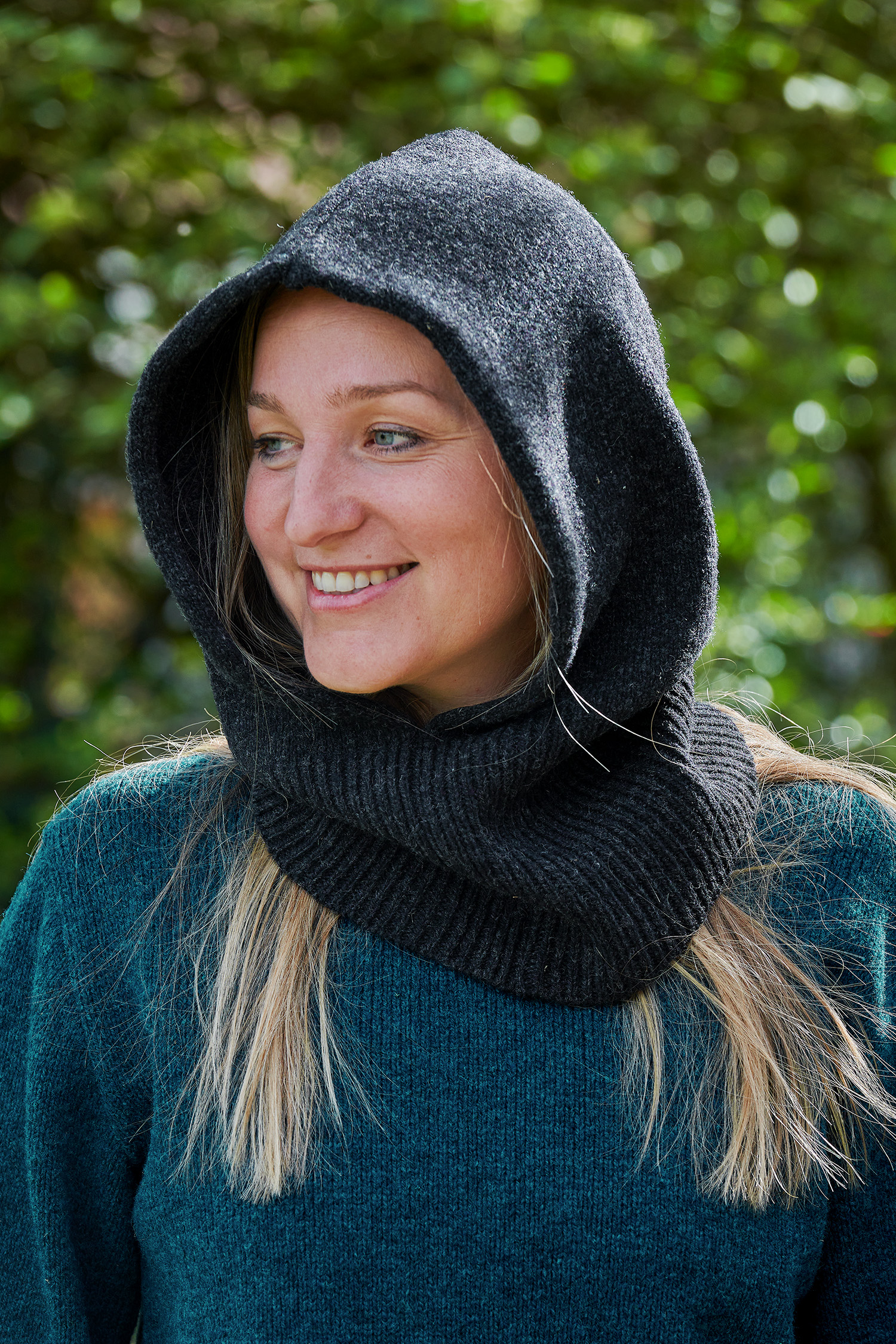 Finkhof-Schalmütze Balaclava anthrazit