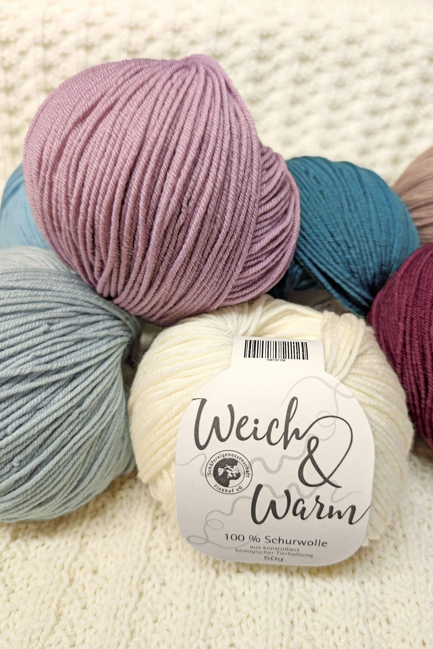 Finkhof Merinowolle Weich&Warm aus bio Wolle (kbT) in verschiedenen Farben