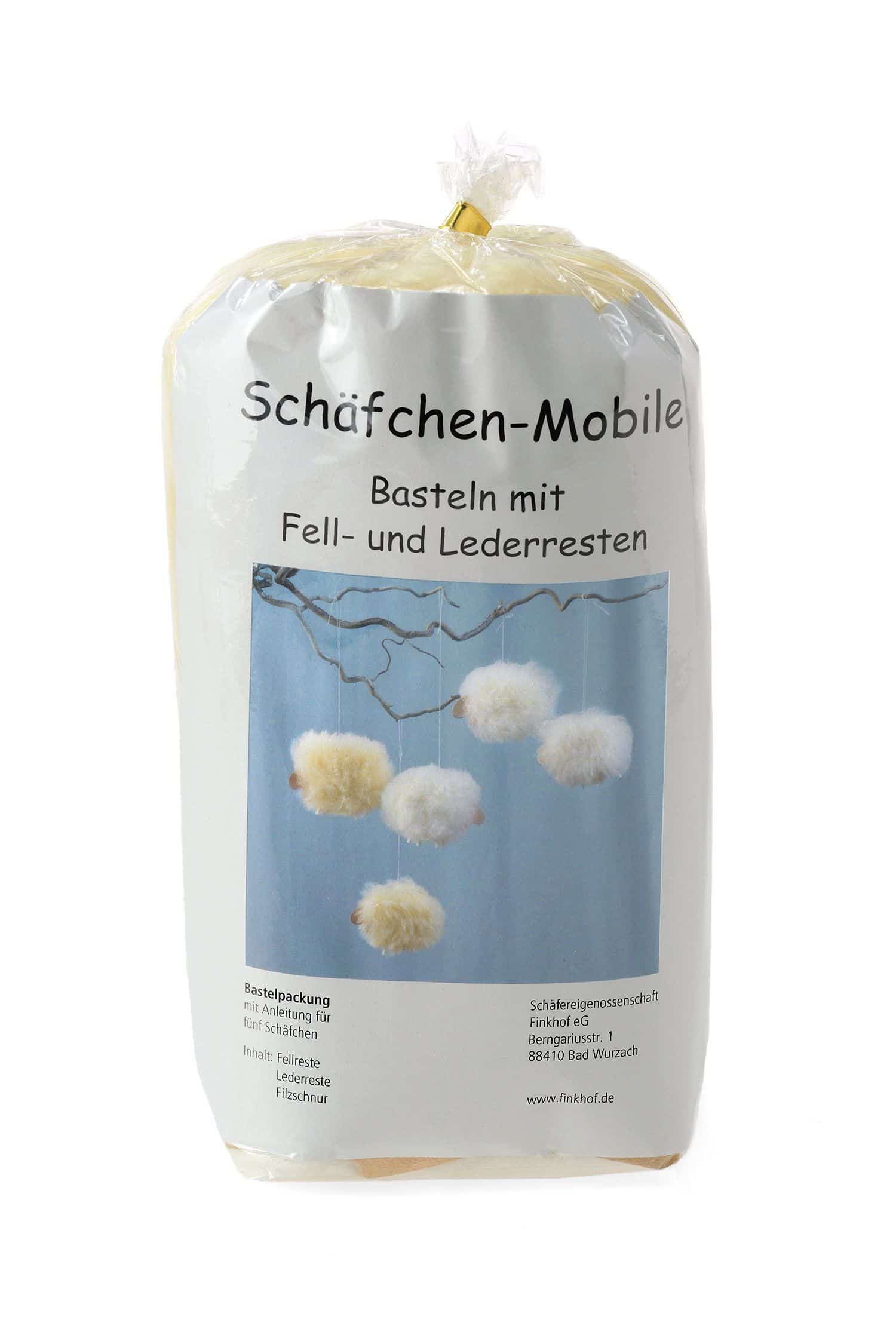 Bastelpackung Schäfchenmobile vom Finkhof, Freisteller