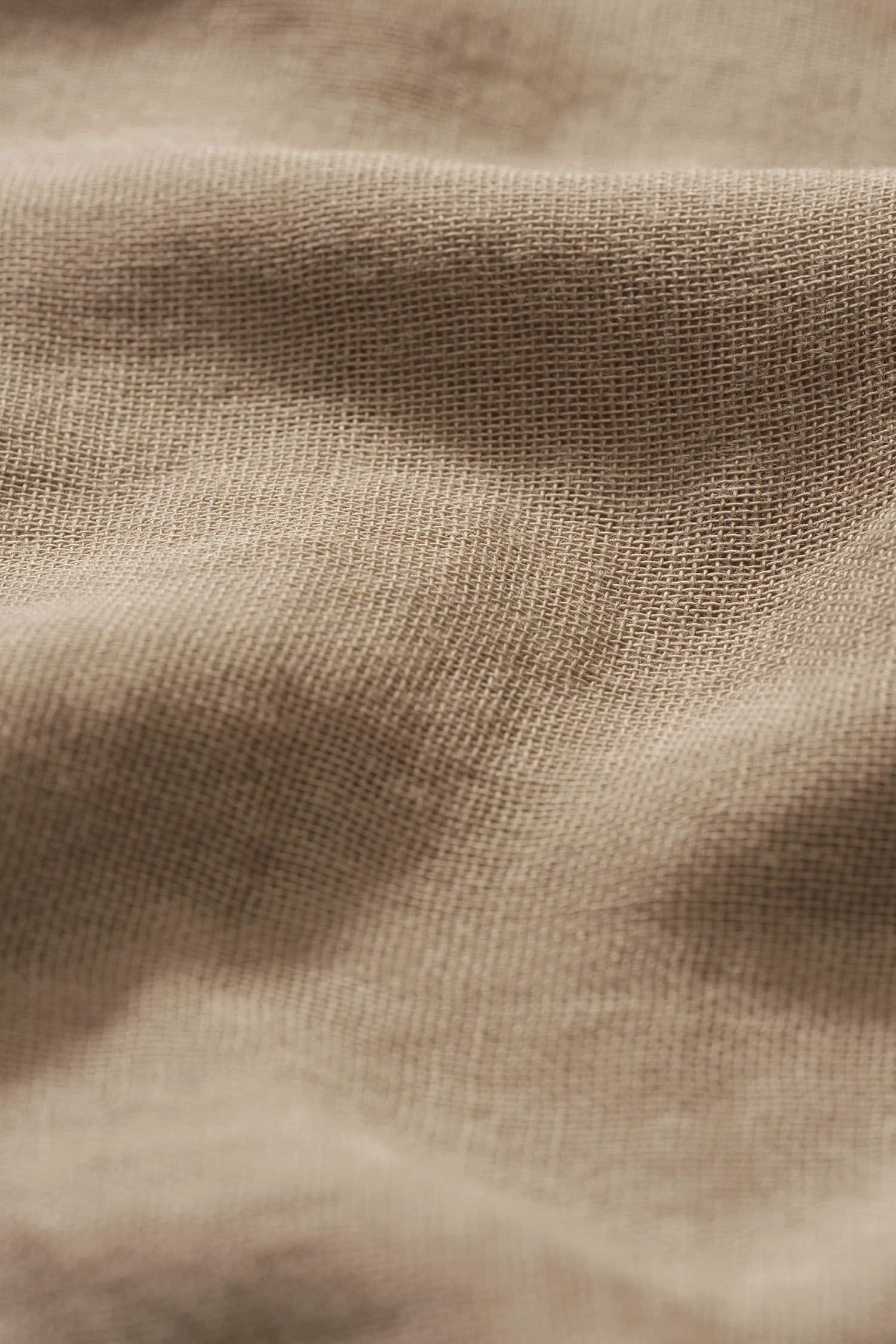 beiger Baumwollmusselin aus bio Baumwolle (kbA) vom Finkhof