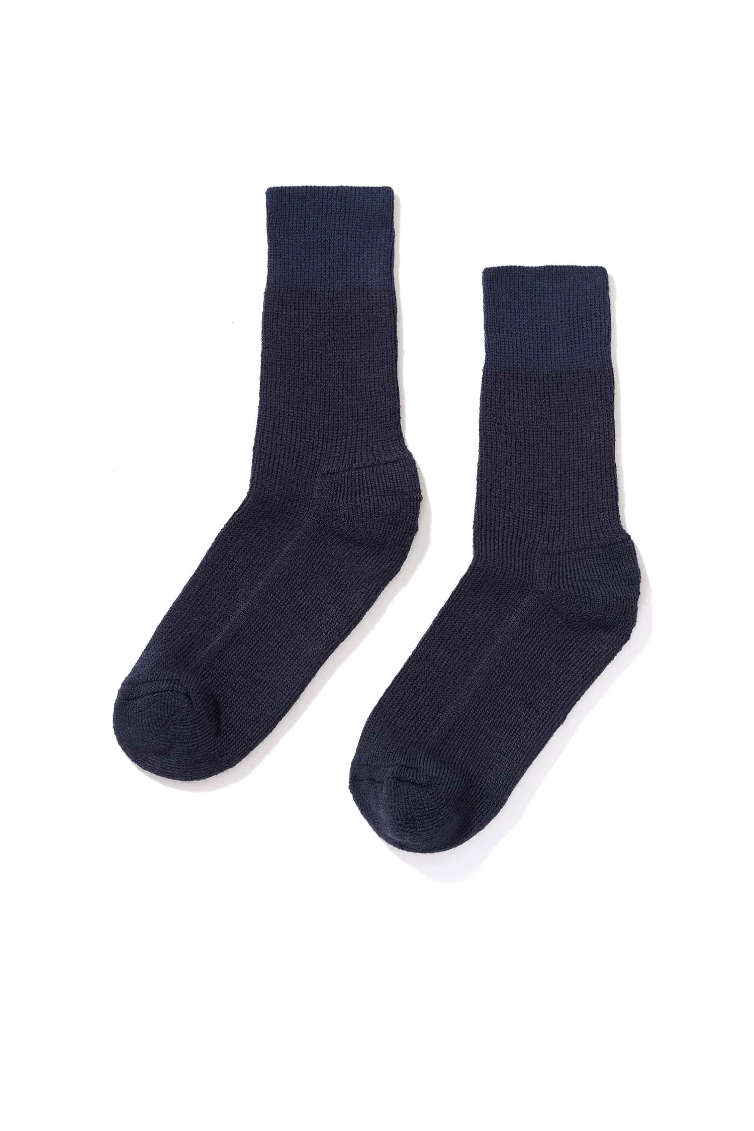 Dünne Wollsocken aus Bio-Schurwolle mit Bio-Baumwolle