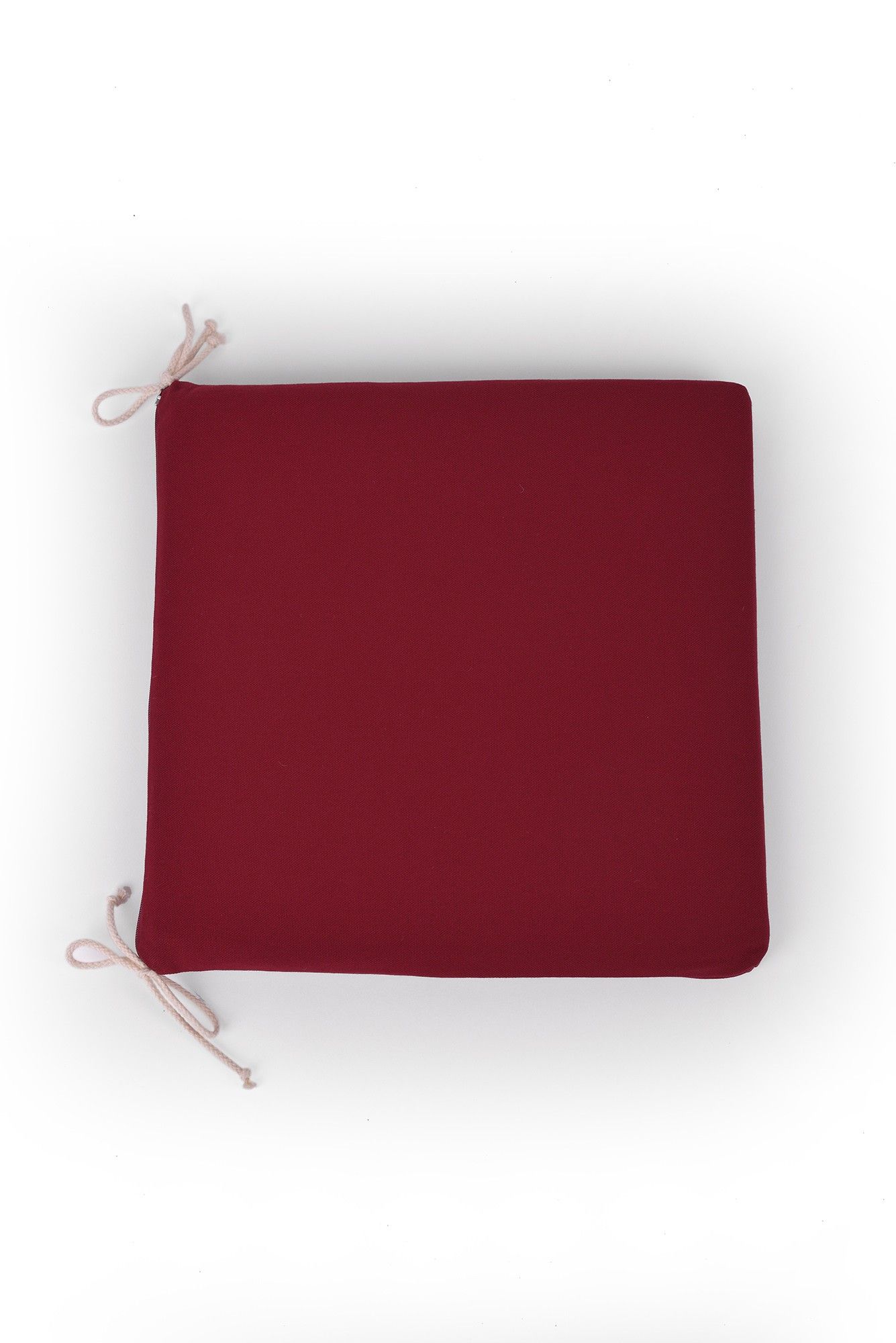 roter Stuhlpolsterbezug vom Finkhof aus bio Baumwolle (kbA), Freisteller
