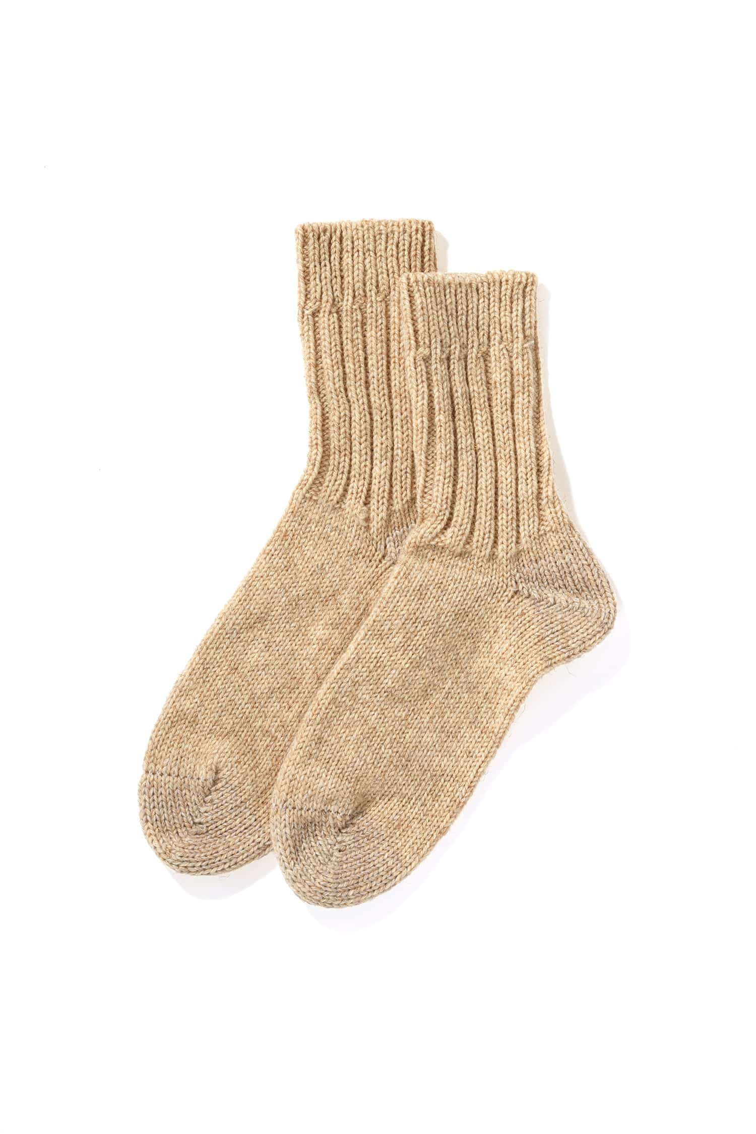 Dicke Finkhof-Socken aus reiner Bio-Schurwolle