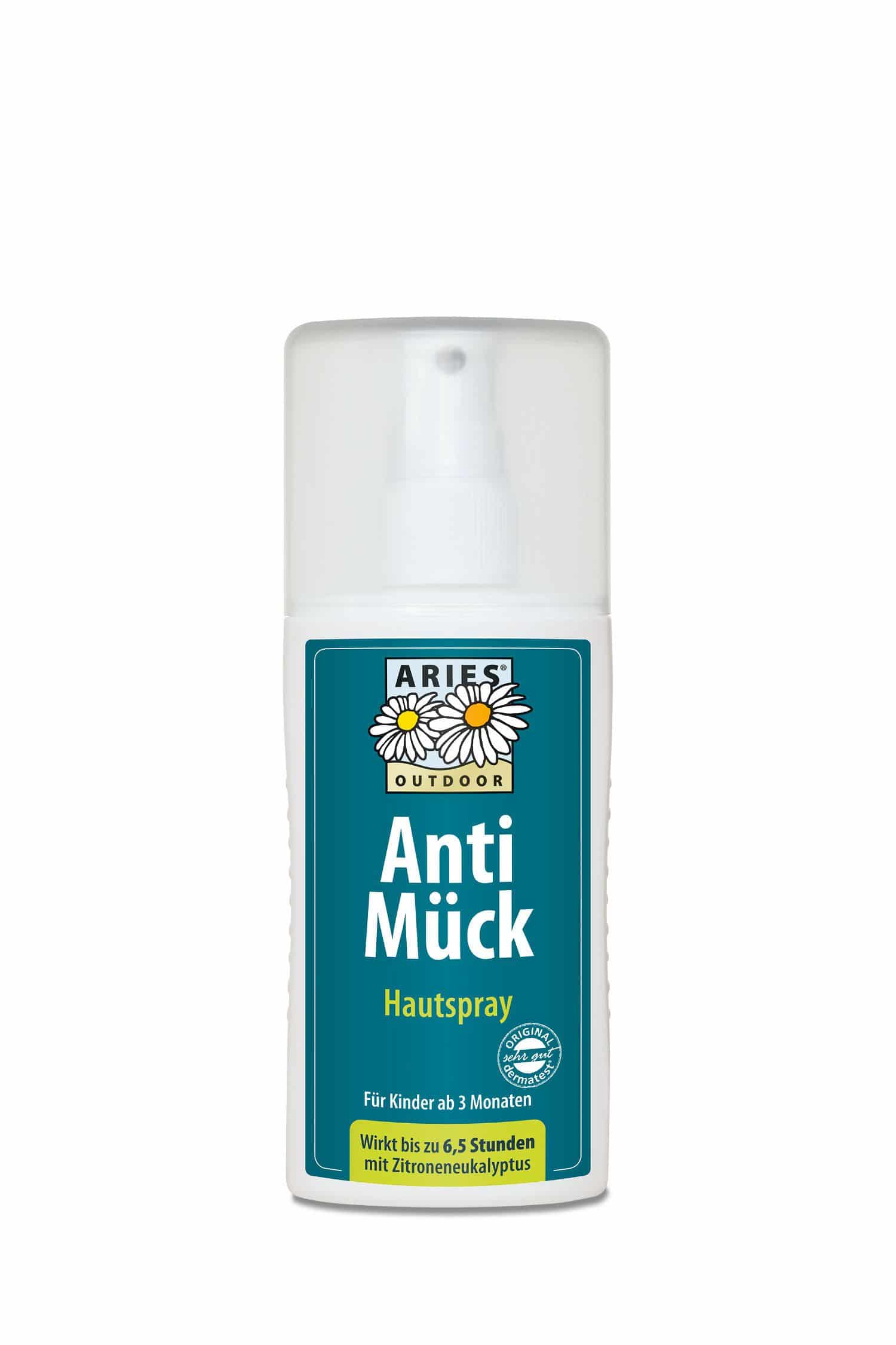 Aries Anti Mück Hautspray in 100ml Sprühflasche, Freisteller