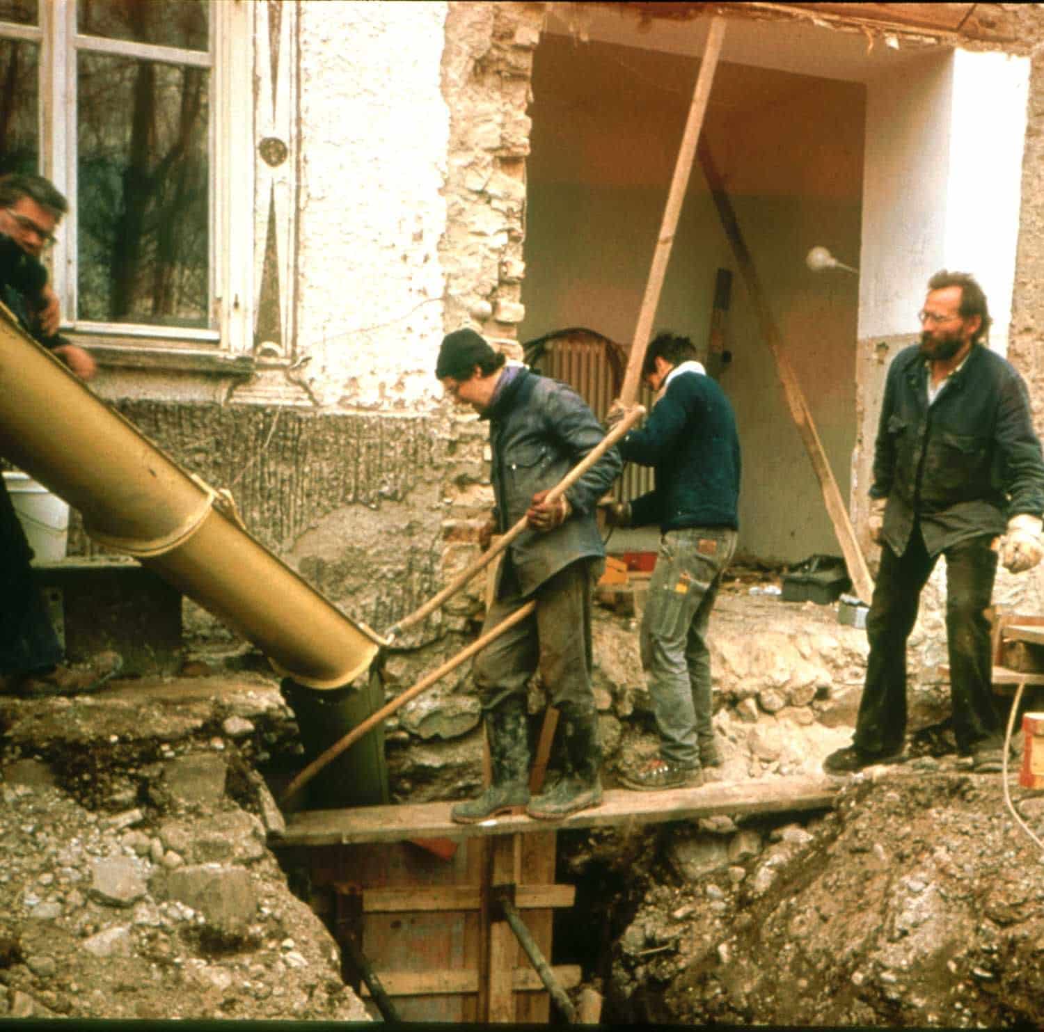 Baustelle auf dem Finkhof