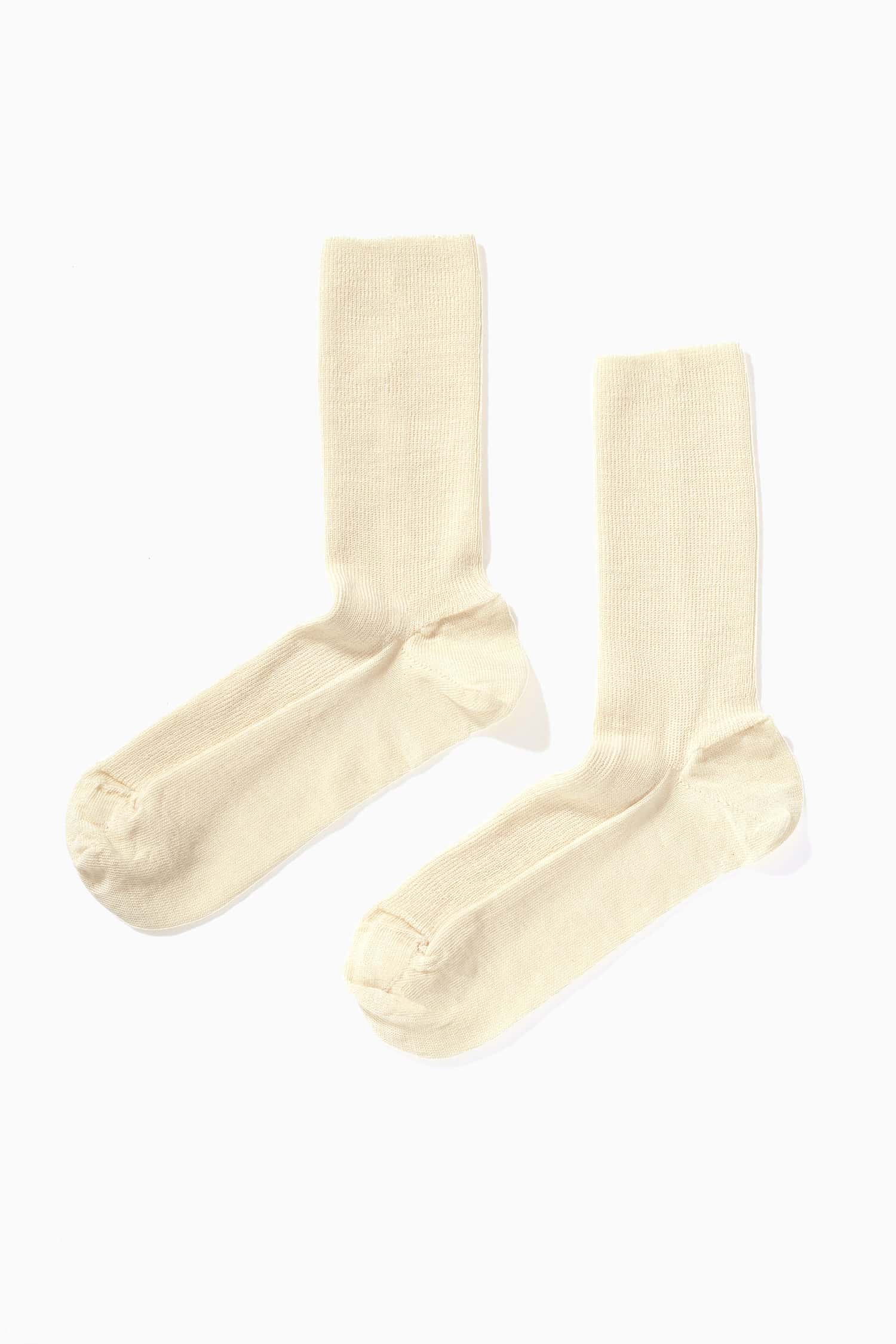 Venensocken aus Bio-Baumwolle und Schurwolle