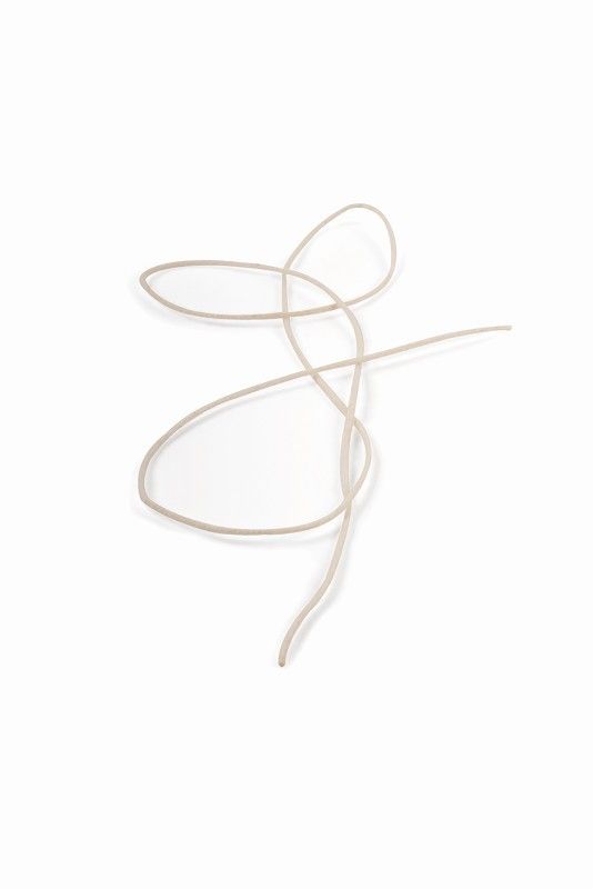 naturweiße Filzschnur, Freisteller